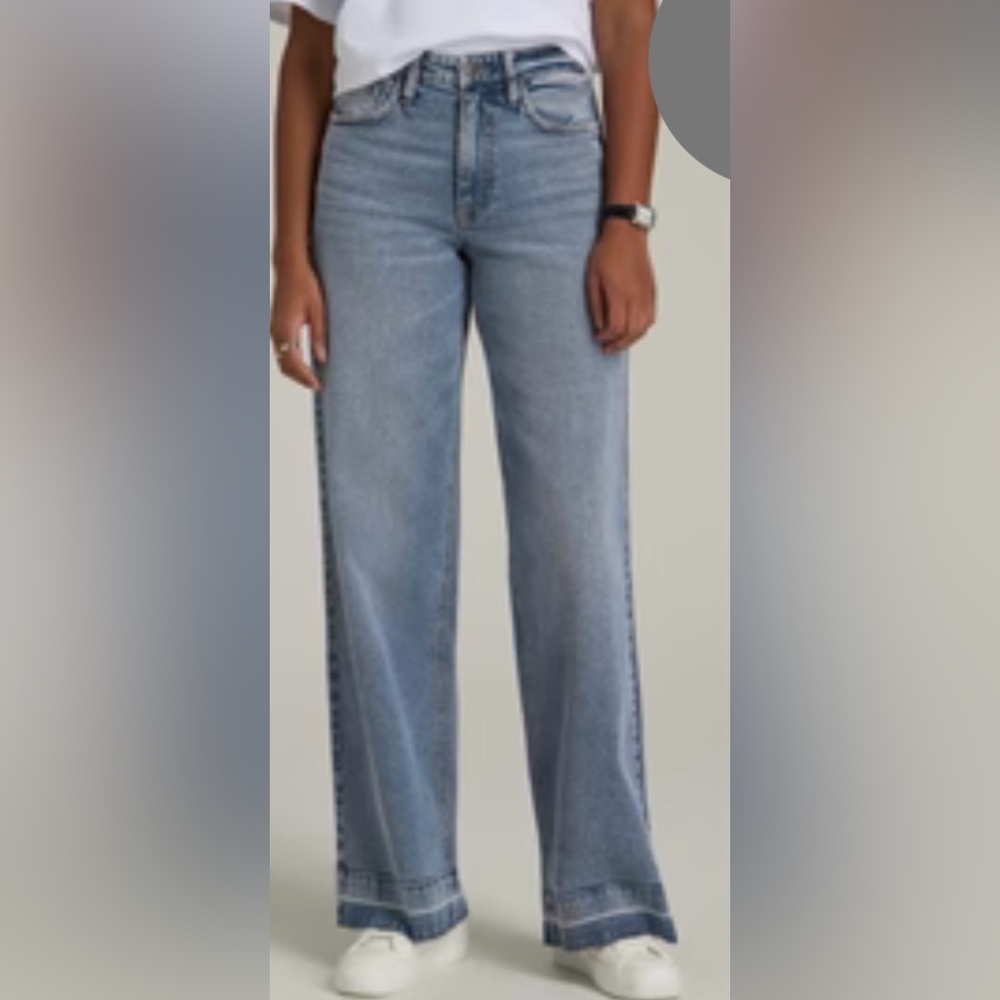 **TALL** American Tall LUNA High Rise Wide Leg Jean - Picture 3 of 9